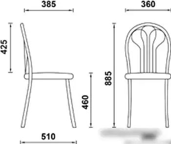 Стул UTFC Версаль CH (S0420 светло-голубой) – фото товара
