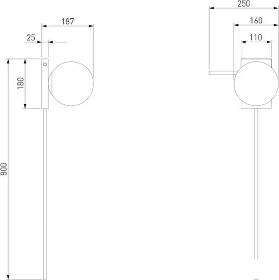 Бра Евросвет 40033/1 (латунь) – фото товара