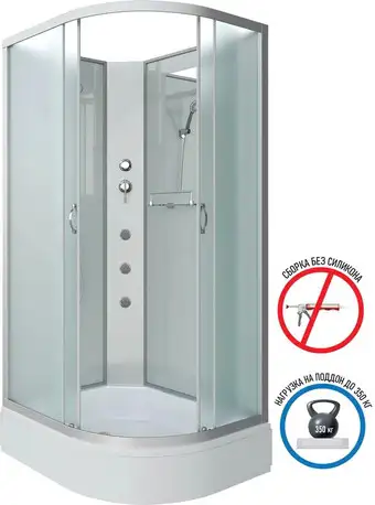 Душевая кабина Niagara NG-33194-14LBKG 110x90 - изображение в каталоге