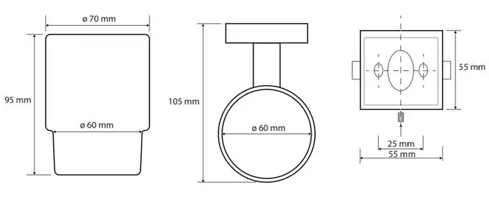 Стакан для зубной щетки и пасты Bemeta Beta 132110012 – фото товара