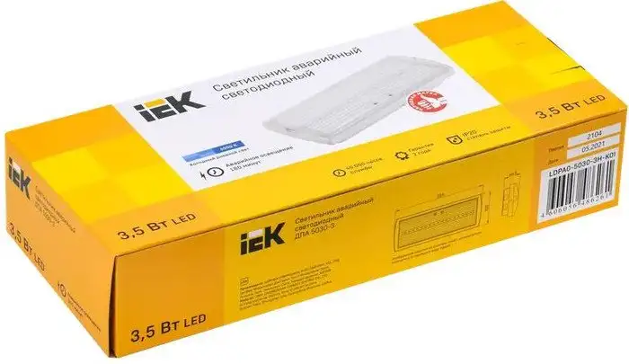 Светильник IEK ДПА 5030-3 LDPA0-5030-3H-K01 – фото товара