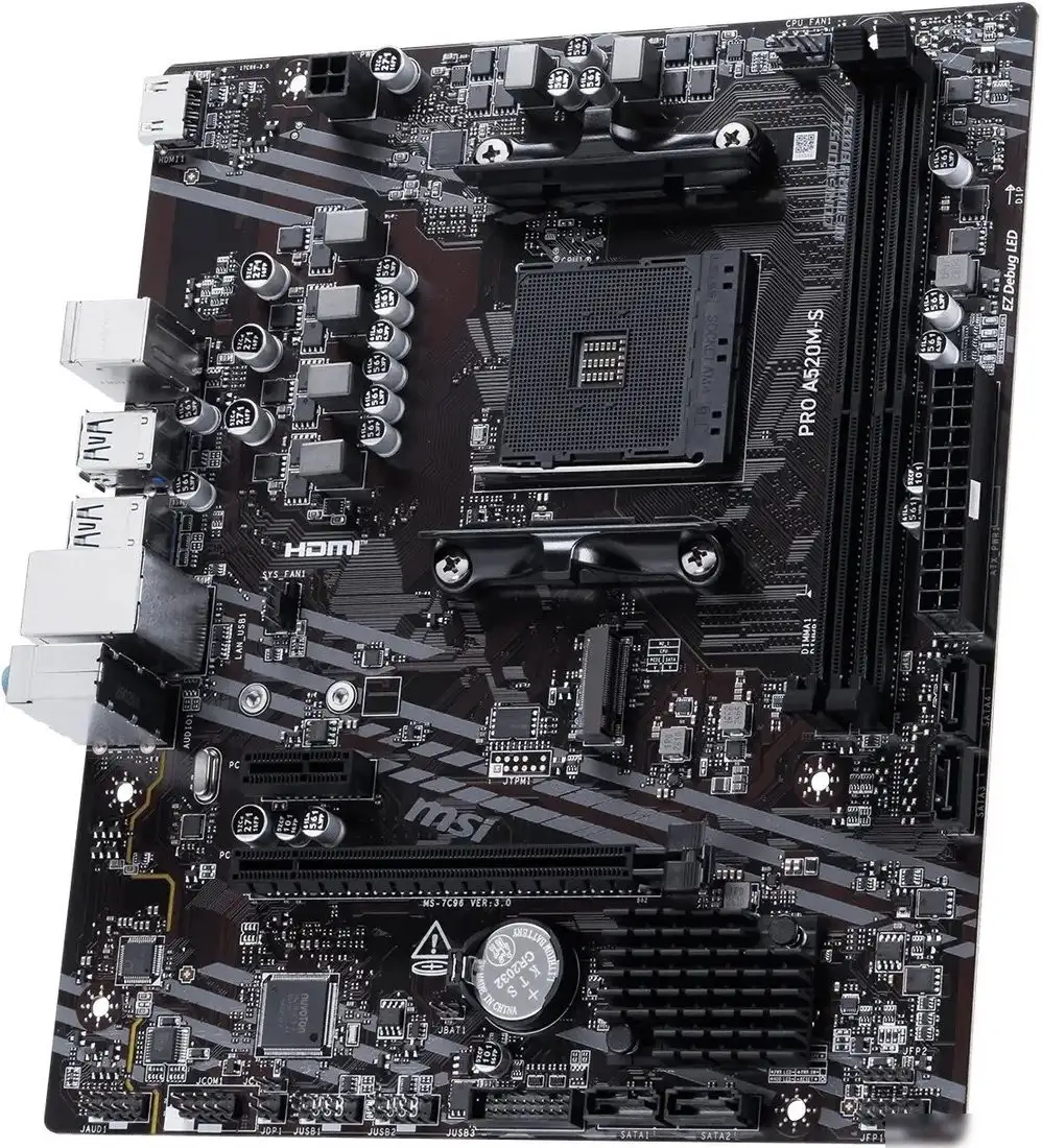 Материнская плата MSI Pro A520M-S – фото товара