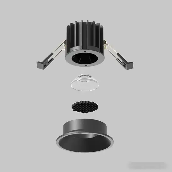 Точечный светильник Maytoni Round DL058-7W3K-B – фото товара