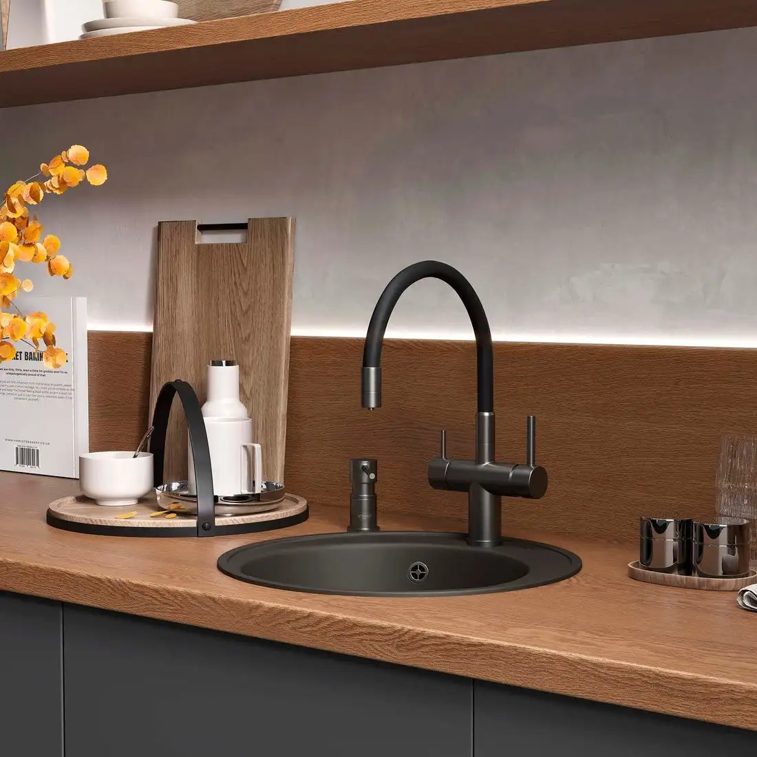 Кухонная мойка Reflexion Arena RF0148BL - фото товара