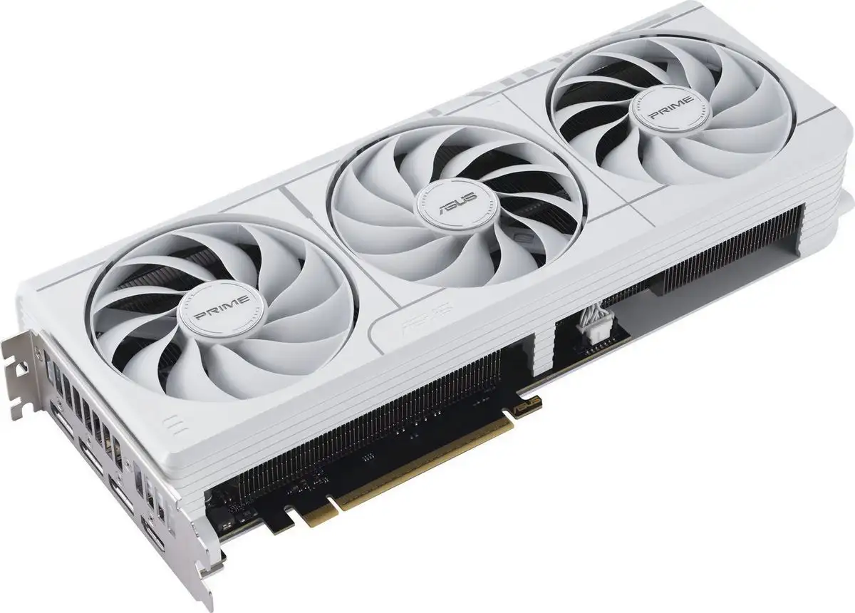 Видеокарта ASUS Prime GeForce RTX 5070 Ti 16GB GDDR7 White OC Edition PRIME-RTX5070-O12G-WHITE – фото товара