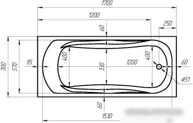 Ванна 1Марка Classic 170x70 - фото товара