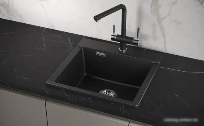 Кухонная мойка Granula ES-5201 (шварц) - фото товара