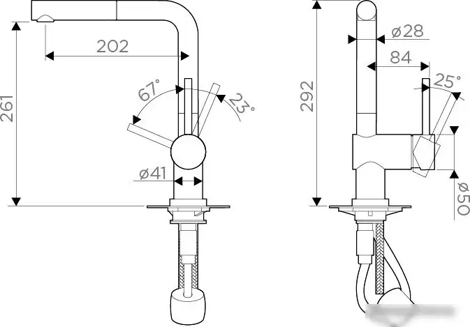 Смеситель Omoikiri Akashi-S - фото товара