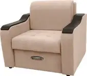 Кресло Сириус Лидер-3 ППУ 105x110 (Eva 33 велюр светло-коричневый) – изображение в каталоге