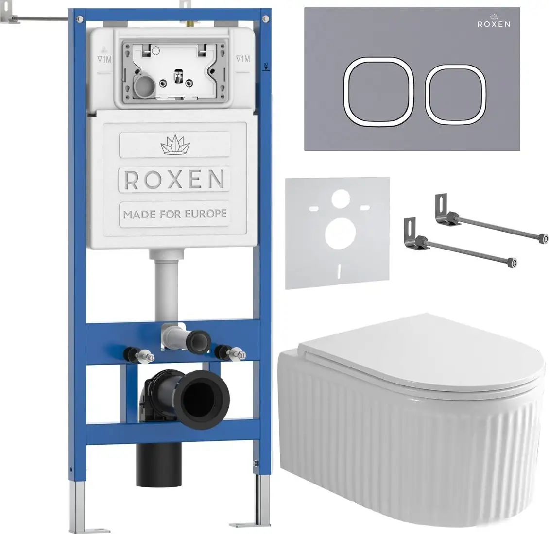 Унитаз подвесной Roxen StounFix Dual Fresh 968280 - фото товара