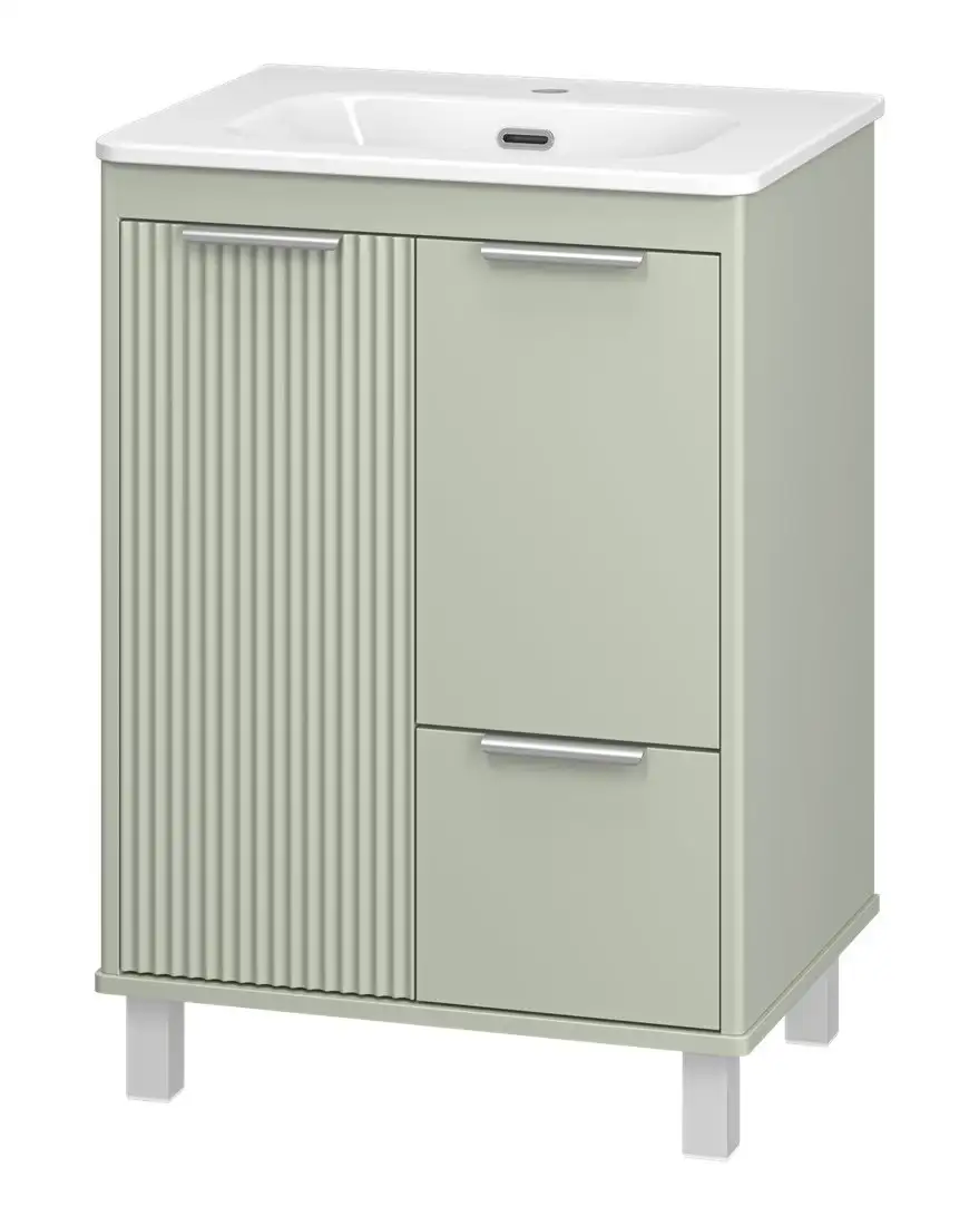 Brevita Тумба под умывальник Risacca Pistachio 60 RIS-06060-0842Я (фисташковый) – фото товара