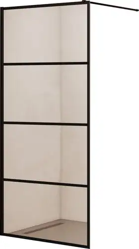 Душевая стенка RGW WA-019B 351001970-84 (черный/прозрачное стекло) - изображение в каталоге