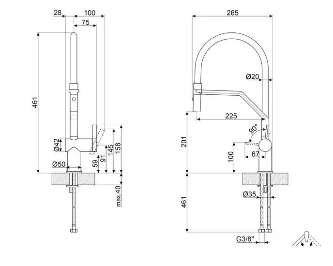 Смеситель Smeg MID20CR - фото товара