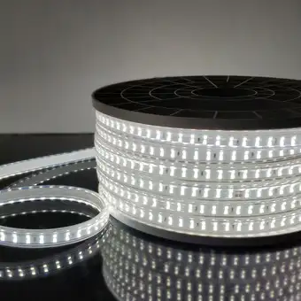 Светодиодная лента Elektrostandard 220V 18W 180Led 2835 IP65, холодный белый a053653 – изображение в каталоге