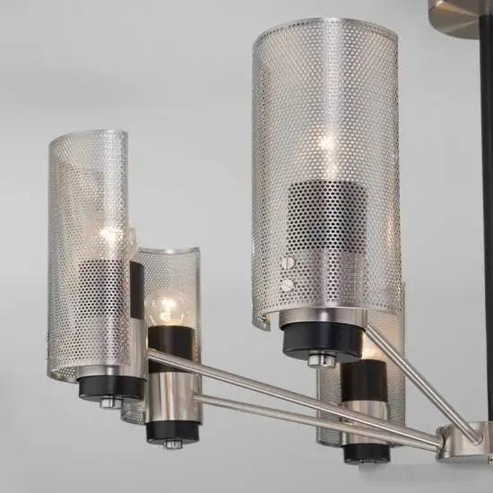 Люстра средней высоты Евросвет Grino 70139/8 (никель) – фото товара