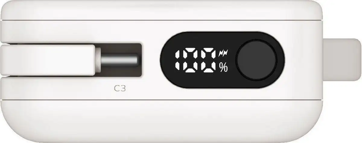 Внешний аккумулятор Momax 1-Power Vital+ Built-In USB-C IP138 10000mAh (белый) – фото товара