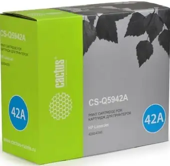 Картридж CACTUS CS-Q5942A (аналог HP Q5942A) – изображение в каталоге