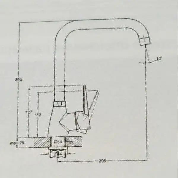 Смеситель MARRBAXX Карельский камень КМ007/Q10 (серый/светло-серый) - фото товара