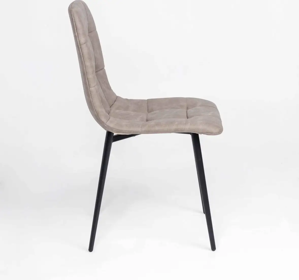 Стул Алвест AV 406-N (песочная замша Kiprus 03/черный)