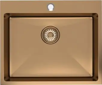 Кухонная мойка Mixline Pro 555135 (бронза, с сифоном) - изображение в каталоге