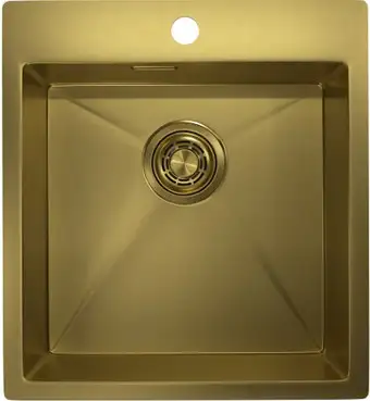 Кухонная мойка Granula GR-4600 (золото сатин) - изображение в каталоге