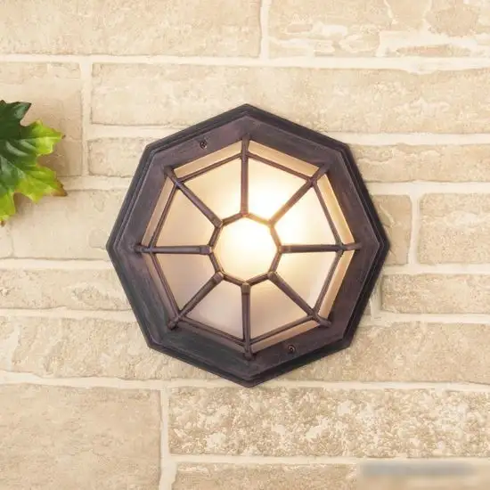 Уличный настенный светильник Elektrostandard Telarana S GL 1023D (капучино) – фото товара