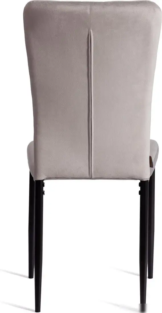 Стул TetChair Verter металл/флок 41x52x95 (светло-серый HLR14/черный) – фото товара