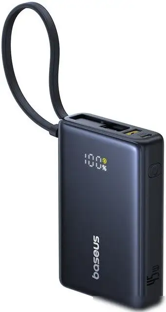 Внешний аккумулятор Baseus Picogo PPPG-1W45C Digital Display Power Bank 45W 10000mAh (черный) – фото товара