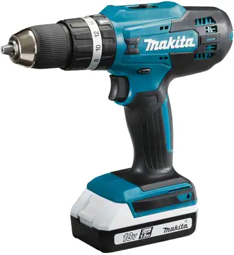 Ударная дрель-шуруповерт Makita HP488DWAE (с 2-мя АКБ, кейс) – изображение в каталоге