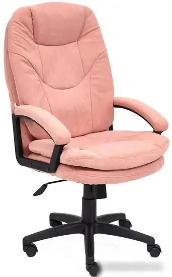 Офисное кресло TetChair Comfort LT флок (розовый)