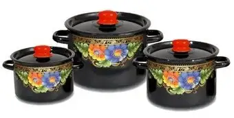 Набор кастрюль СтальЭмаль Вологда 1с112 – изображение в каталоге