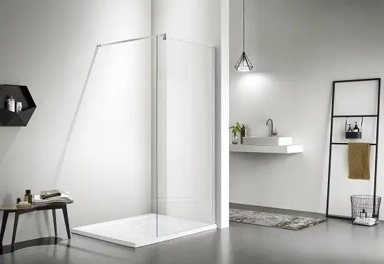 Душевая стенка Aquatek 90x200 AQ WIW 09020CH (хром/прозрачное стекло) - фото товара