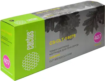 Картридж CACTUS CS-CLT-Y407S (аналог Samsung CLT-Y407S Yellow) – изображение в каталоге