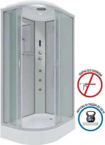 Душевая кабина Niagara NG-3312-14RF 120x80x215 (матовое стекло) - изображение в каталоге