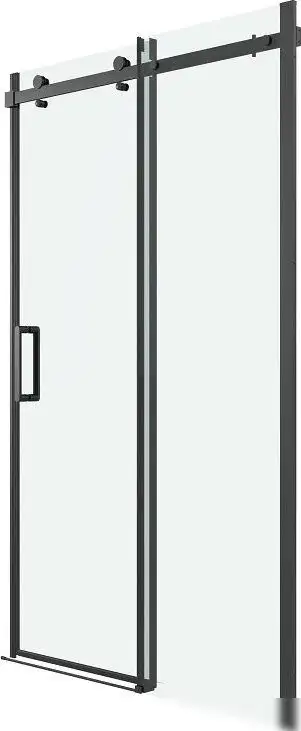 Душевая дверь Grossman Classic Classic 100.K33.04.160.21.00 160х195 (черный матовый/стекло прозрачное) - фото товара