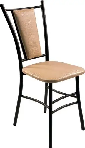 Стул ВВР Марсель (бежевый крокодил/черный, экокожа) – изображение в каталоге