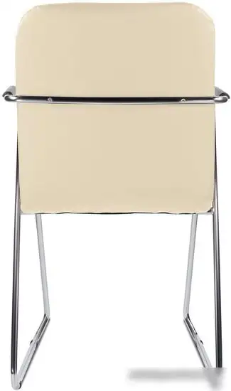 Кресло Brabix Visit CF-101 (хром/экокожа бежевый) – фото товара