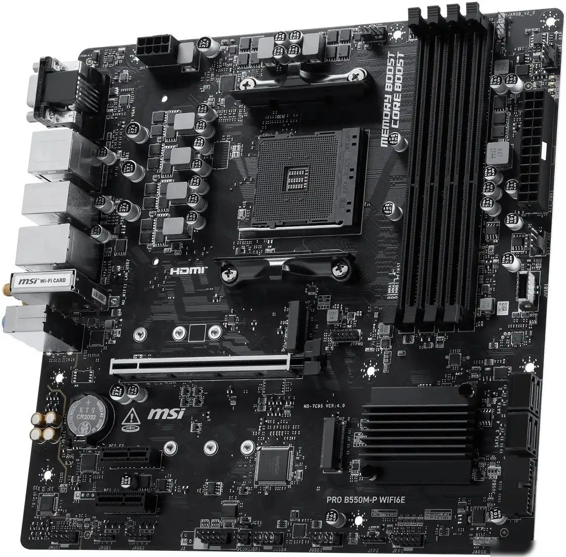 Материнская плата MSI Pro B550M-P WiFi6E – фото товара