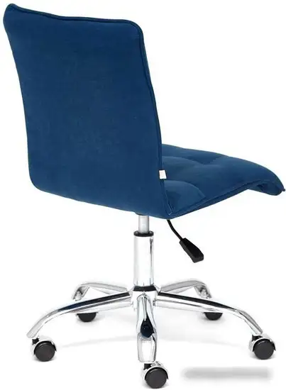 Кресло TetChair Zero (флок, синий) – фото товара