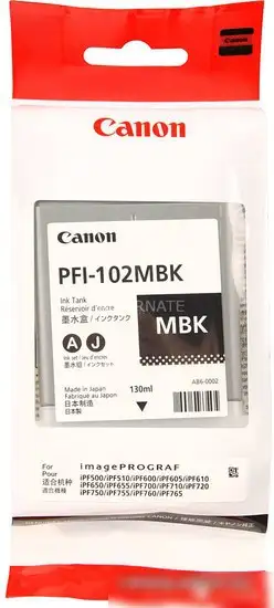Картридж Canon PFI-102MBK (0894B001AA) – фото товара