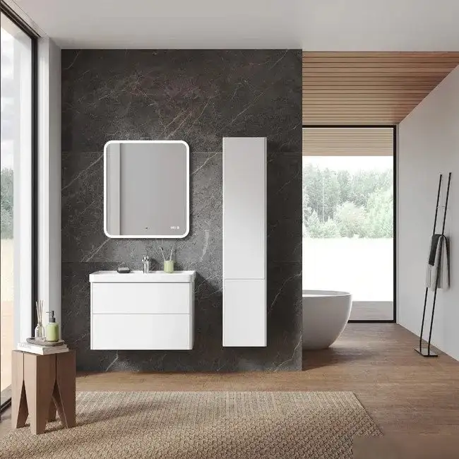 Briz Тумба с умывальником Сенсе 80 248 03-18080-20 00 БЕЛ – фото товара