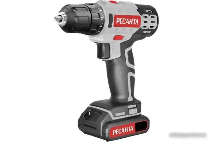 Дрель-шуруповерт Ресанта ДА-50Л2-18А (с 2-мя АКБ, кейс) – фото товара