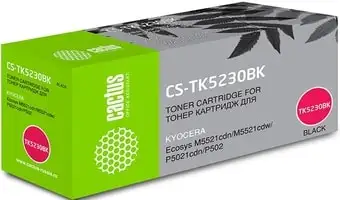 Картридж CACTUS CS-TK5230BK (аналог Kyocera TK5230BK) – изображение в каталоге