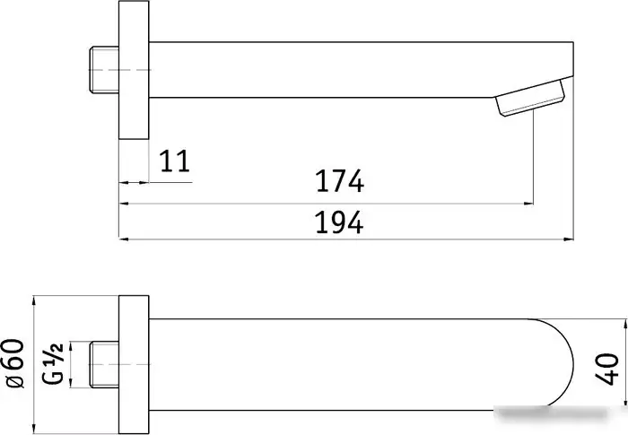 Излив Deante Cascada NAC 081K - фото товара