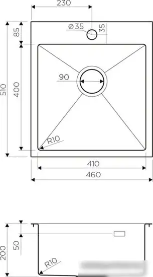 Кухонная мойка Omoikiri Akisame 46 IN - фото товара