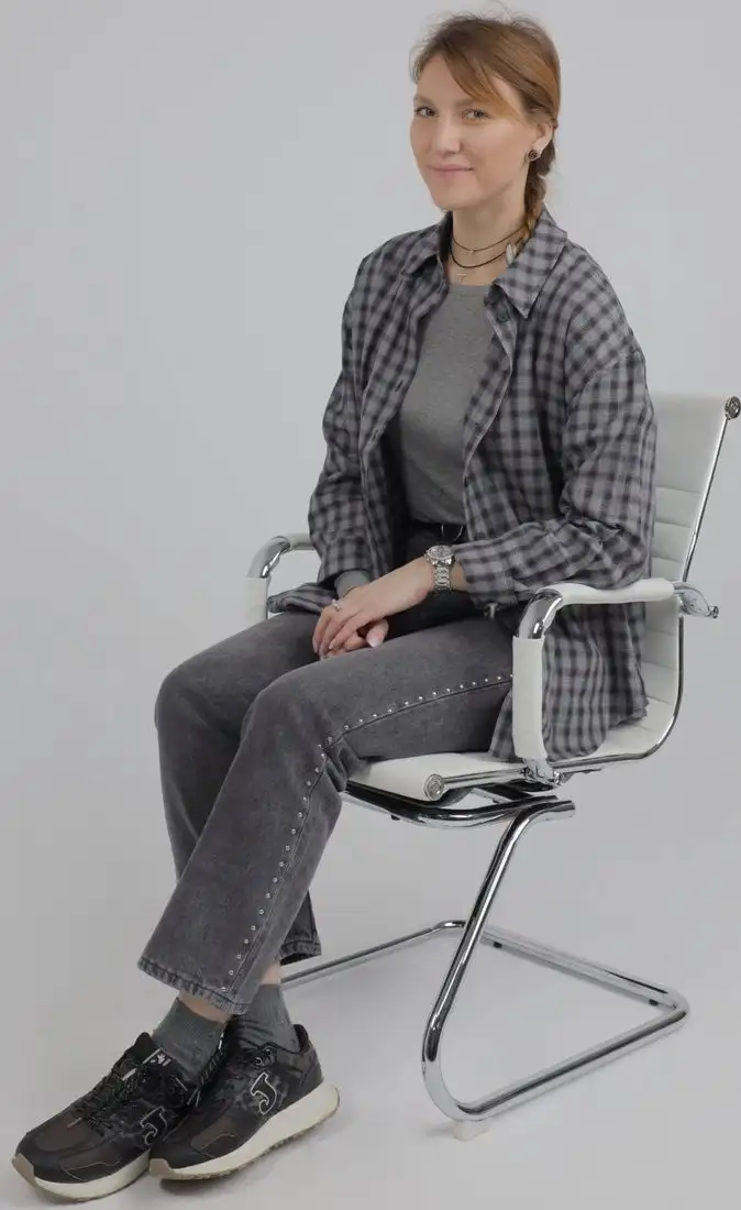 Офисный стул AksHome Mariani (экокожа, белый) – фото товара