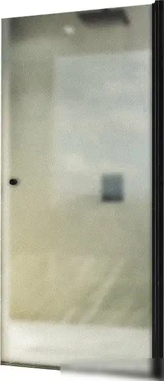 Душевая дверь MaybahGlass 198x90 MGD-814-6 (сатин стекло/черный)