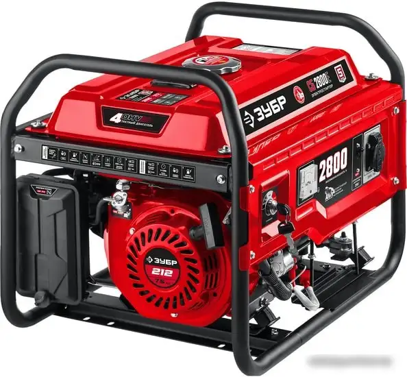 Бензиновый генератор Зубр СБ-2800Е – фото товара