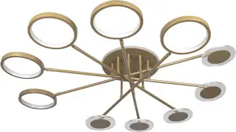 Припотолочная люстра LOFT IT Megan 10164M Gold – изображение в каталоге
