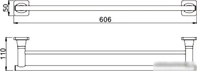 Держатель для полотенца Rose RG1527H – фото товара